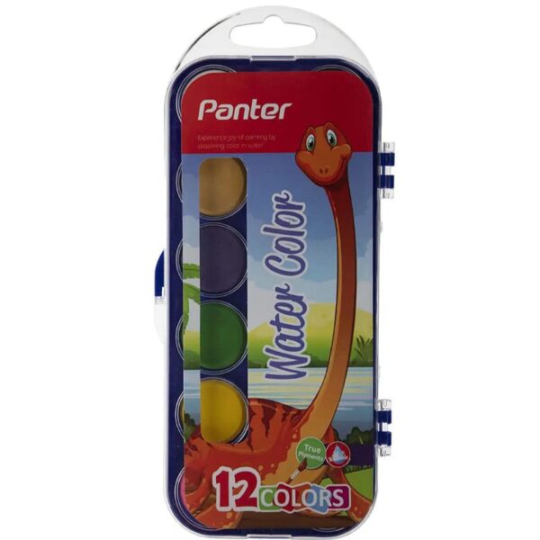 آبرنگ 12 رنگ پنتر Panter مدل WC 102 لوازم التحریر ایران اروپا