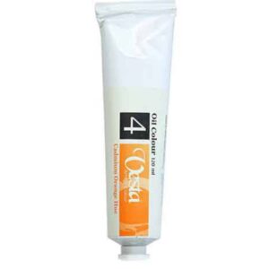 رنگ روغن وستا کد 4 مدل Cadmium Orange Hue حجم 120 میلی لیتر لوازم التحریر ایران اروپا