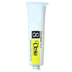 رنگ روغن وستا کد 8 مدل Cadmium Yellow Pale Hue حجم 120 میلی لیتر لوازم التحریر ایران اروپا