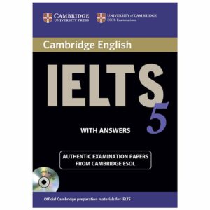 کتاب IELTS 5 اثر جمعی از نویسندگان انتشارات Cambridge لوازم التحریر ایران اروپا