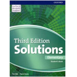 کتاب Solutions Elementary Third edition به همراه جزوه Solutions Elementary Pamphlet (پمفلت) لوازم التحریر ایران اروپا (1)