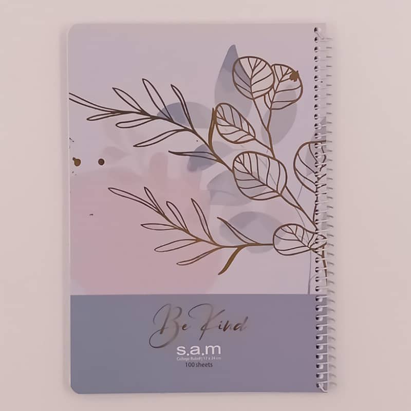 دفتر 100 برگ سیمی جلد معمولی سام SAM لوازم التحریر ایران اروپا (4)