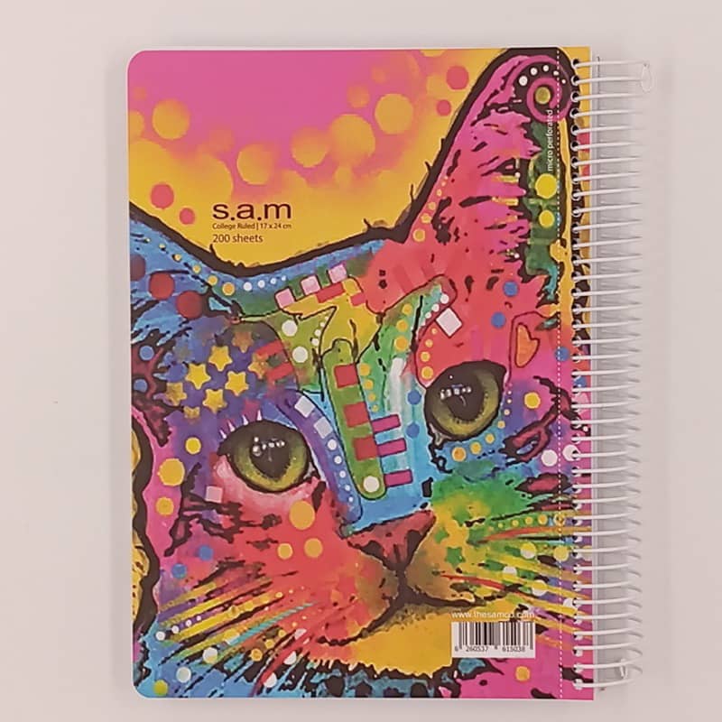 دفتر 200 برگ سیمی جلد معمولی سام SAM لوازم التحریر ایران اروپا (3)