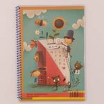 دفتر 40 برگ سیمی مجلد لاین نوت LINE NOTE لوازم التحریر ایران اروپا (6)