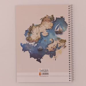 دفتر زبان 2 خط 80 برگ ایمان کد 8511