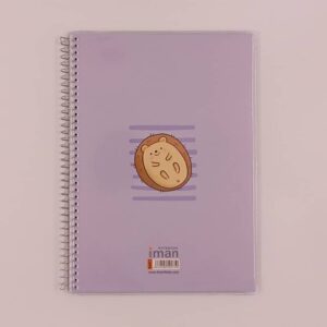 دفتر80 برگ سیمی مجلد ایمان IMAN