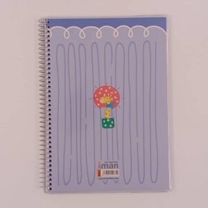 دفتر80 برگ سیمی مجلد ایمان IMAN