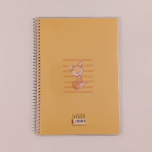 دفتر80 برگ سیمی مجلد ایمان IMAN