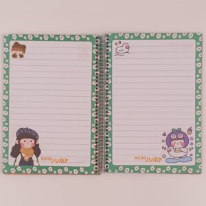 دفتر حاشیه دار 100 برگ جلد سخت سیمی هیرو HERO