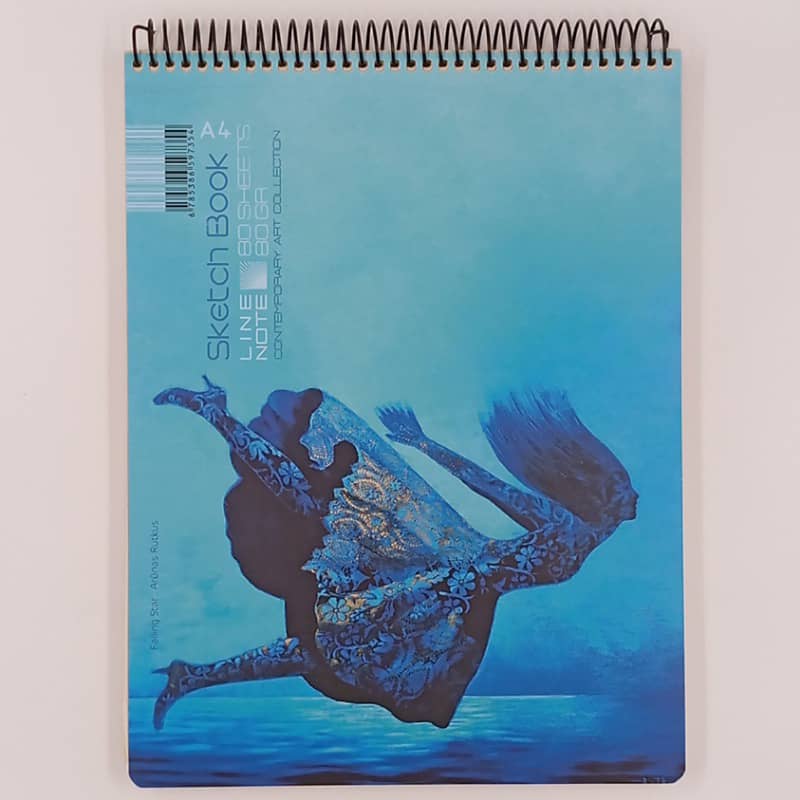 دفتر طراحی 80 برگ سایز A4 لاین نوت LINE NOTE لوازم التحریر ایران اروپا (1)