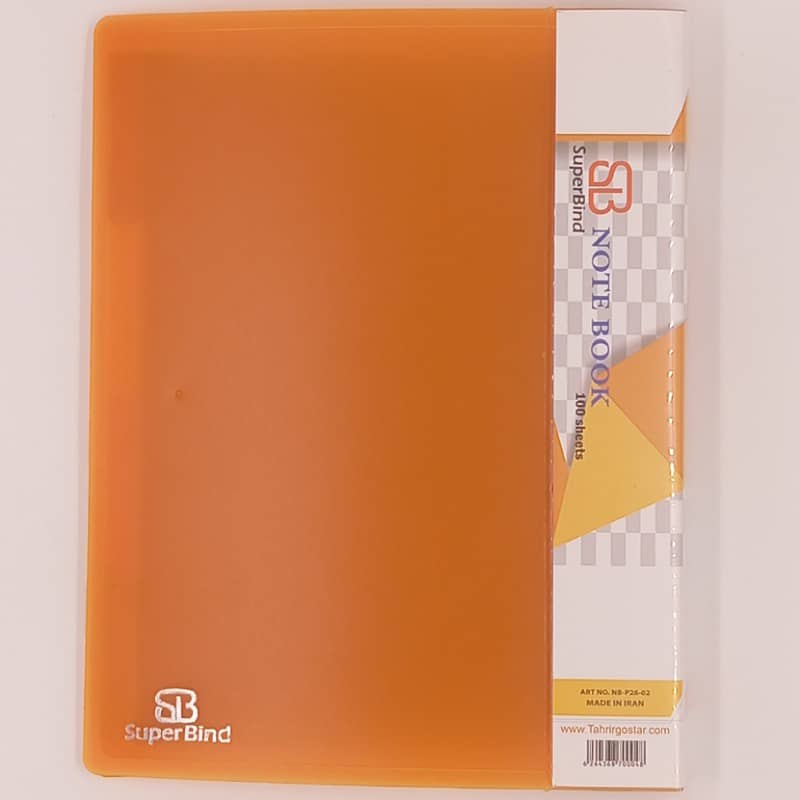 کلاسور 100 برگ جلد طلقی مات سوپربایند SUPERBIND لوازم التحریر ایران اروپا (8)